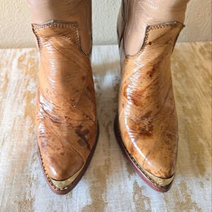Zodiac Tan Heeled Boots